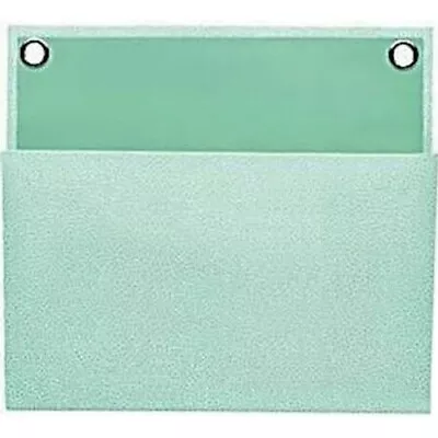 Martha Stewart Home Office Adhesive Wall Pocket File Folder Holder Shagreen Blue • $7.49