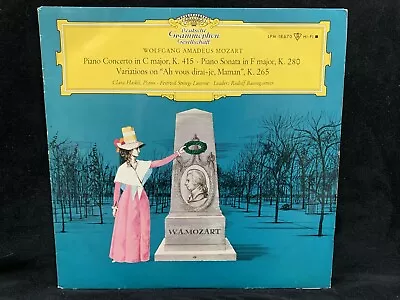 MOZART Piano Concertos #13 Sonata Variations CLARA HASKIL - DGG TULIP LP 1961 • $15