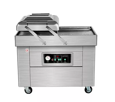 $1850 • Buy Commercial Two Chamber Vacuum Sealer Stainless Food Fruits Vegetables Sealer220V