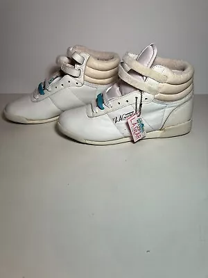 La Gear Authentic Vintage Street Dancer Sneakers 788 Wht Sparkle Laces Size 7 • $39.99