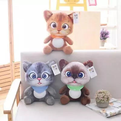 Comfortable And Cozy Cat Plushie Soft Pp Cotton Filling And Short Plush Material • £8.86