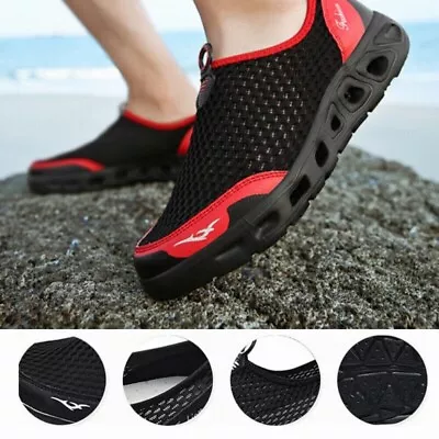 Mens Water Shoes Barefoot Aqua Socks Quick-Dry Beach Swim Pool Sports Exercise • $18.47