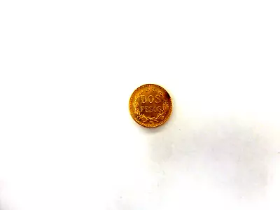 GOLD Mexican Dos Pesos Coin 1945 • $199.99