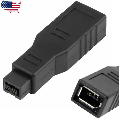Firewire 800 To 400 Adapter Male 9 Pin To Female 6 Pin IEEE 1394 A-b Converter • $8.98