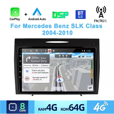 9'' Android12 For 2004-2010 Mercedes Benz SLK Class Car Stereo Radio CarPlay 64G • $208.99