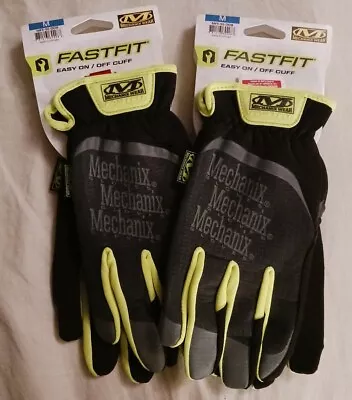 LOT (2) PAIR - MECHANIX WEAR FastFit MEDIUM Work Gloves MFF-91-009 *FREE SHIP* M • $24.95