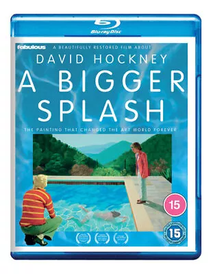 A Bigger Splash Blu-ray (2023) David Hockney Hazan (DIR) Cert 15 ***NEW*** • £17