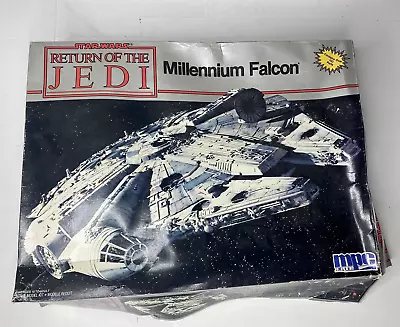 Vintage MPC Millennium Falcon Scale Model Kit Star Wars Return Of The Jedi 1989 • $59.99