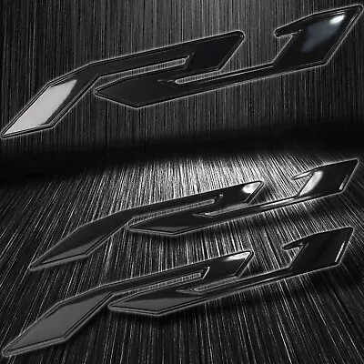 5-3/4 Emblem 3D Decal Fender/Fairing Logo Graphic Sticker YZF-R1/R1S Gloss Black • $16.88