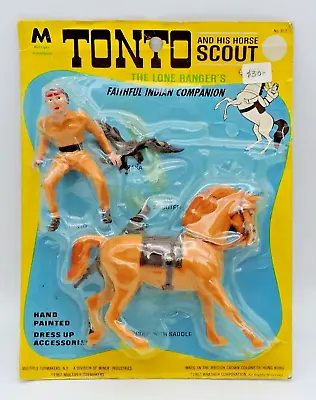 Tonto And His Horse Scout Action Figure From Multiple Toymakers 1967 Lone Ranger • £154.45