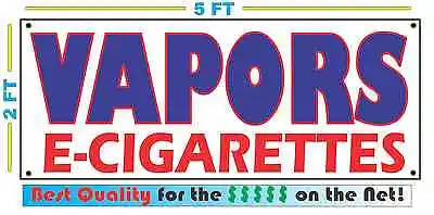 VAPORS CIGARETTES Full Color Banner Sign • $22.45