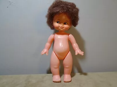 Vintage Plastic 7” Doll With Soft Head Made In Hong Kong Unbranded (vin4) • $10.23