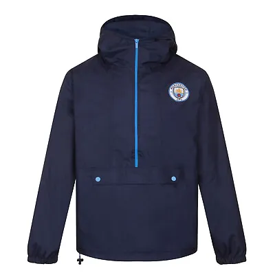 Manchester City Mens Jacket Shower Windbreaker OFFICIAL Football Gift • £34.99