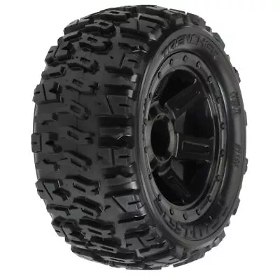 Pro-Line Pre-Mounted Trencher Desperado Wheels (2) (1/16 E-Revo) (Black) • $31.99