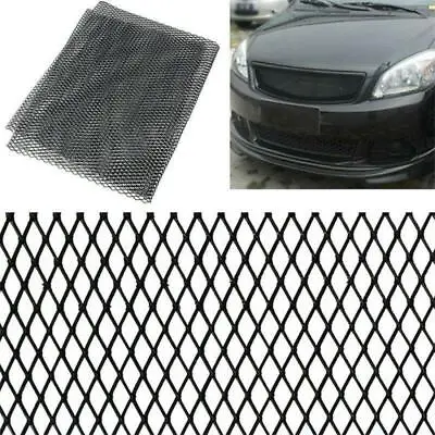 Black Aluminium Racing Car Grille Mesh Vent Tuning Grill Rhombus Mesh40 X13   • $21.75