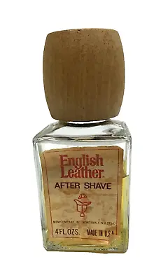 English Leather Vintage After Shave By Dana 4 Fl Oz Bottle • $11.99