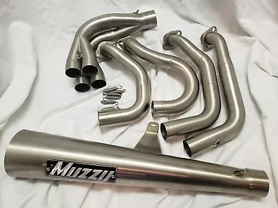 06-22 Ninja Zx14 Zx14r Muzzy Full Exhaust System Sidewinder Pro Stock Pipe New  • $2095.99