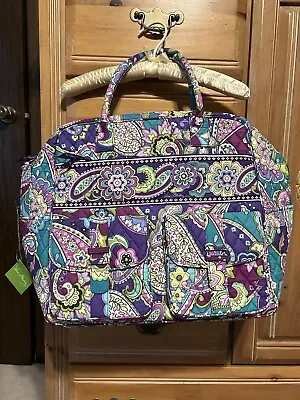 Brand New Vera Bradley Grand Cargo Travel Bag In Heather • $85