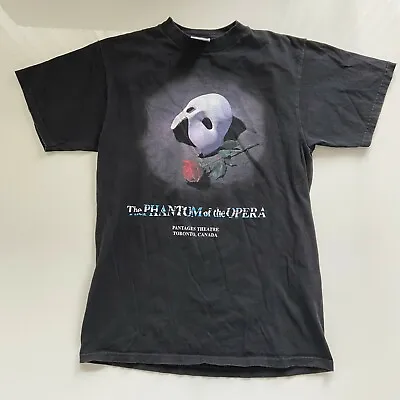 Vintage The Phantom Of The Opera Toronto Canada Logo Musical T-Shirt Mens Medium • $54.95
