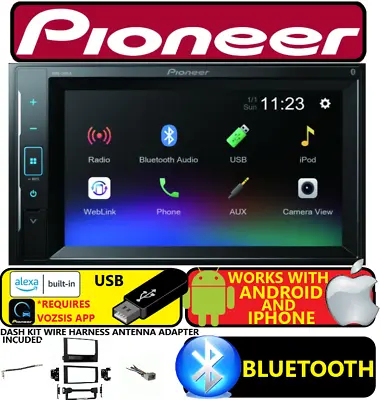 07 08 Compass Caliber Patriot Touchscreen Bluetooth Usb Alexa Car Stereo Radio • $526.50