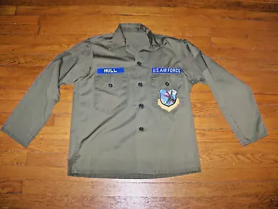 Vintage Original Vietnam War US Air Force Utility Shirt With Patches Named • $50