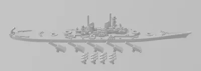 Ohio - US Navy - Rotating Turret - Wargaming - Naval Miniature • $13