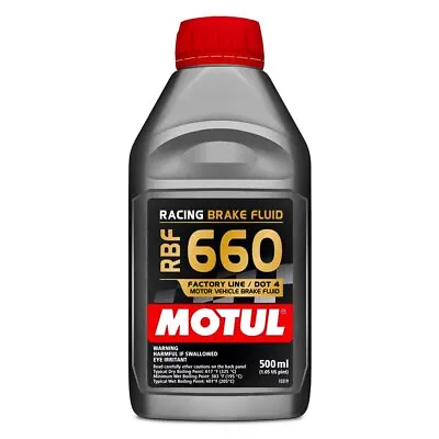 Motul 1/2L Brake Fluid RBF 660 - Racing DOT 4 • $336.96