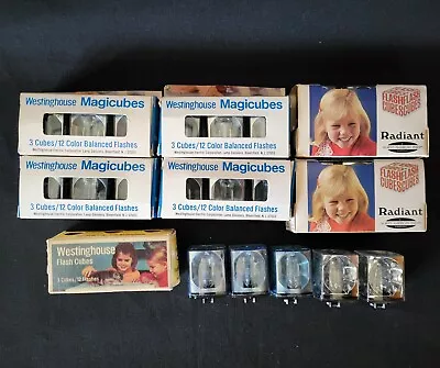 Lot Of 26 Vintage Westinghouse Magicubes Camera Flash Cubes Bulbs 90 Flashes • $19.99