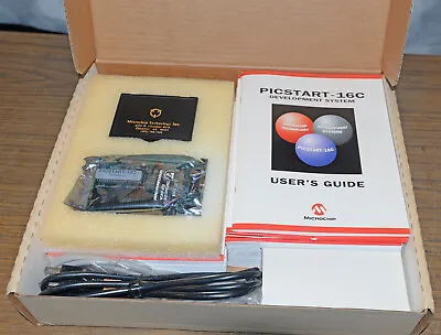 Microchip Picstart 16C Development Programmer + Books (DV163002) • $99