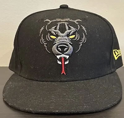 New Era 59Fifty MNWKA Mishka Death Adders Bear Logo Black Hat Fitted Size 7 1/8 • $27.99