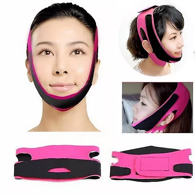 Beauty Face Sculpting Sleep Mask V Line Lifting Mask Facial Slimming Strap • $3.89