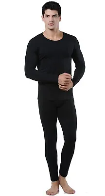 9M Men's Ultra Soft Fleece Lined Thermal Base Layer Top & Bottom Underwear Set • $25.99