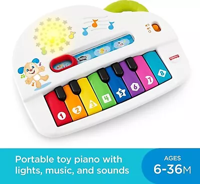 Fisher-Price Laugh &Learn Silly Sounds Light-Up Pianotake-along Toy Piano • $33.99