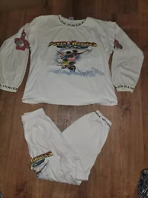 $172.49 • Buy RARE Hard To Find- VINTAGE Boy's Large Power Ranger Pajama Set Pre Owned #154