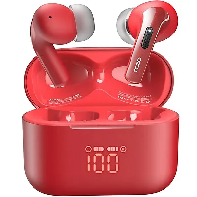 TOZO T20 Wireless Earbuds 48.5H Playtime Noise Cancelling LED Digital Display • $35.99