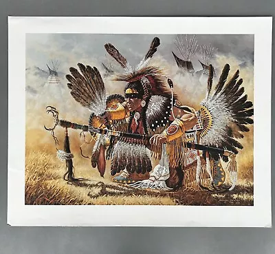 Michael Gentry Artwork “Eagle Dancer” Western Art Print • $550