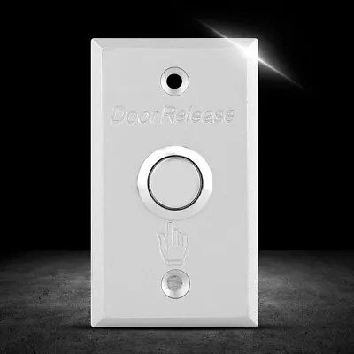 Aluminum Alloy Door Open Exit Button Switch For Home Access Control System 1 GDS • £11.05
