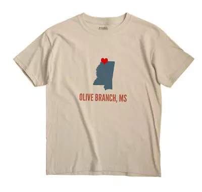 Olive Branch Mississippi MS T-Shirt HEART • $18.99