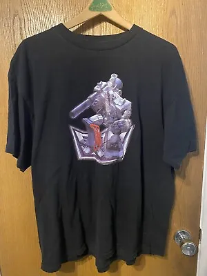Vintage Shirt For Men Size XL Transformers Megatron Black Single Stitch EUC • $150