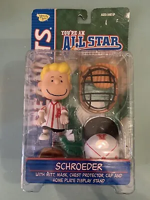 Schroeder Memory Lane Youre An All Star Charlie Brown Baseball Sealed Figure NEW • $17