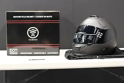 FAMOUS HELMETS PRO CARBON 3K - DOT CERTIFIED Large - Black • $184.99