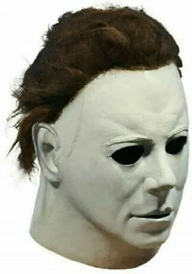 Michael Myers Mask Cosplay Halloween Latex Full Head Adult Size Fancy Dress Prop • $26.99