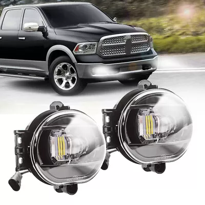 PAIR LED Fog Lights Lamp For 2002-2009 Dodge Ram 1500 2002-2009 Ram 2500 3500 • $55.99