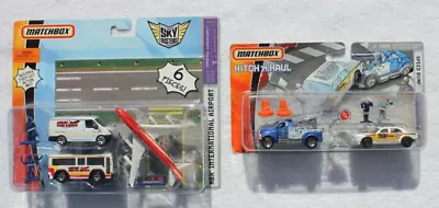 Matchbox 2006 Hitch 'n Haul Speed Bump & 2008 Sky Busters MBX Intl Airport • $11.50