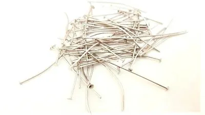 Silver Coloured Head Pins 40mm Chandelier Crystal Connectors Bag Of 500 Pins • £16.99