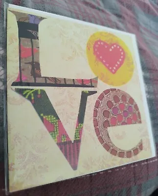 Valentine's Day Card BNIP LOVE Heart • £1.50