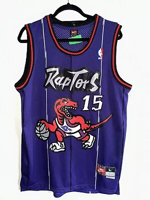 Toronto Raptors Jersey Nike Men Large #15 Vince Carter NBA • $29