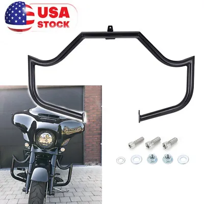 Mustache Gloss Engine Guard Highway Crash Bar For Harley Touring Road King Ultra • $149.15