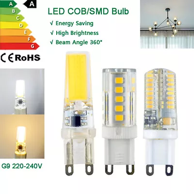 G9 LED Bulbs COB Replace Halogen 4W 5W 6W Globes Warm Cool White Lamp AC 240V • $2.37