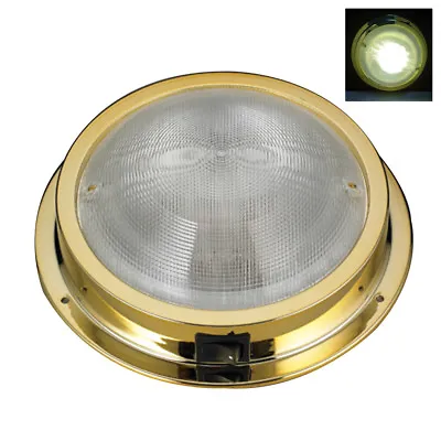 # Marine Boat Rv Led Ceiling/cabin/dome White Light Gold Plated Pc Waterproof • $21.99